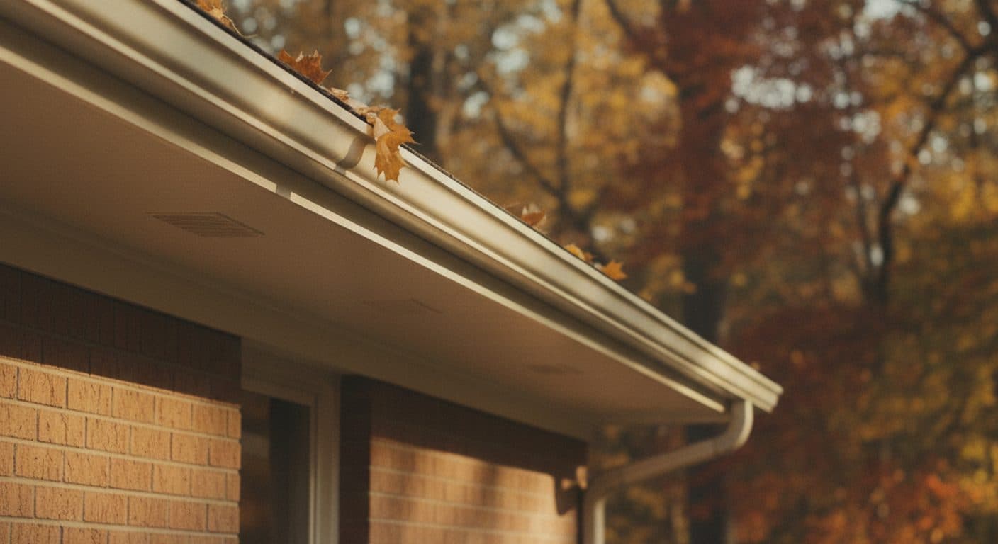 Gutter cleaning work, view 4