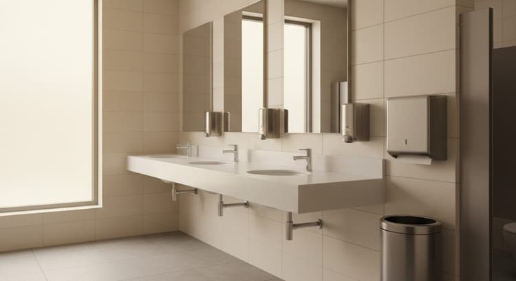 Commercial cleaning work