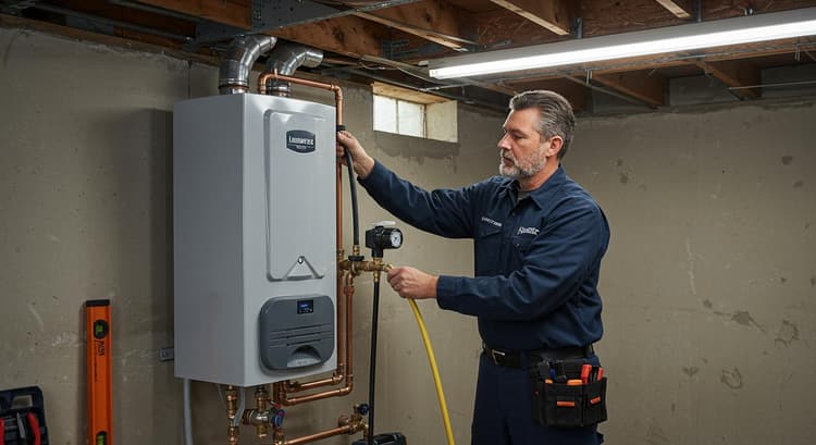 Plumbing repair work